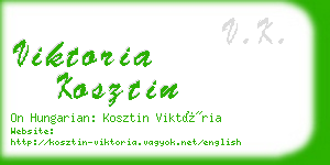 viktoria kosztin business card